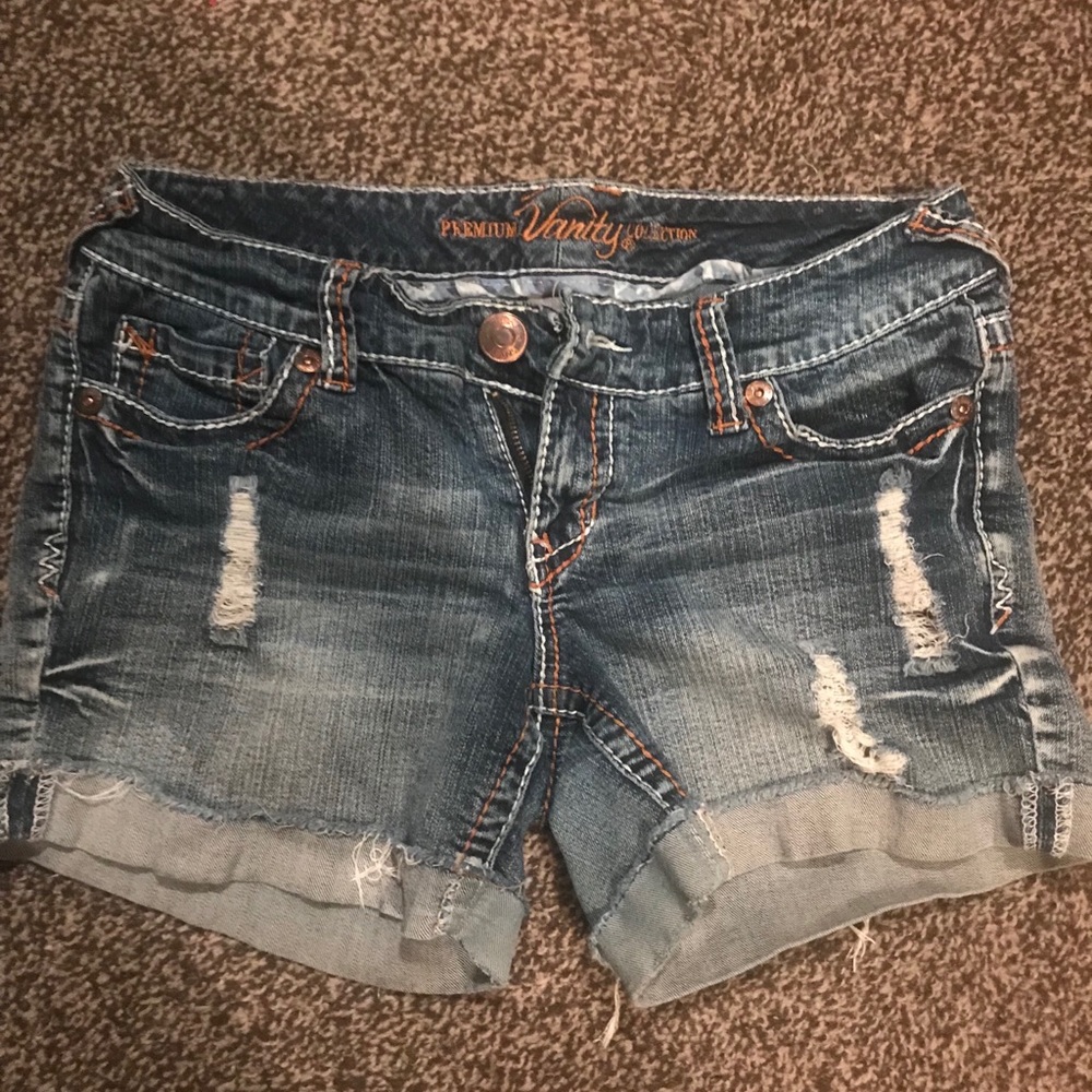 Vanity jean shorts